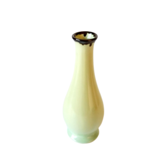 Miętowy wazon ceramiczny DDR