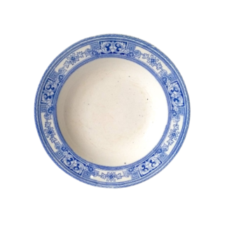 Talerz ceramiczny głęboki, fason "Louise", przełom XIX i XX wieku, J. & M. P. Bell & Co., Glasgow